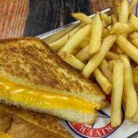 Kid Grilled Cheese · with your choice of one side.