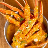 Snow Crab · 1 lb of snow crab boiled in our  house original sauce
