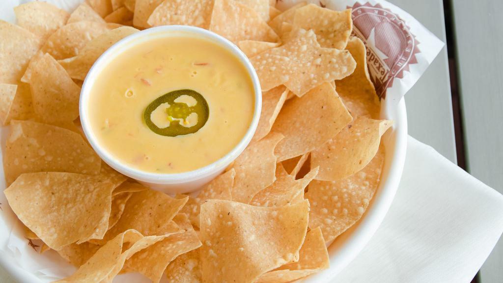 Fresh Tortilla Chips With Housemade Queso · 