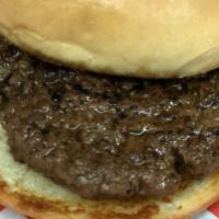 Big Hamburger  · NO CHEESE! Big burger, tomato, pickles, lettuce, and onion son the side! Ketchup, mayo, or m...