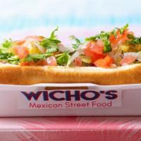 El Chihuhua · Mayo / Mustard / Ketchup / Fresh Onion / Tomato / Relish