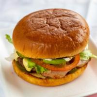 Wicho'S Mexi-Cali Cheeseburger · Burger (1/3 lb.) / Grilled Ham / Avocado / Lettuce / Monterrey-Jack Cheese / Mayo / Tomato /...