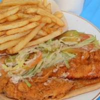 Po'Boy Combo · 6 Inch sandwich with one side and one drink