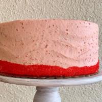 Strawberry Rum Cake · Strawberry Rum Cake  frosted with a Delicious Strawberry Buttercream made with real strawber...