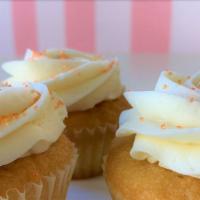 Grand Marnie · Delicious Grand Marnier Cupcake topped with a smooth and delicious vanilla buttercream
