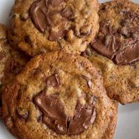 Choconutella  Chips Cookie · The Best Chocolate Chip Ever, Filled with nutella inside and outside, it's gonna melt your m...