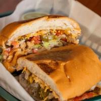 Breakfast Torta · Meat, beans, eggs, cheese, and your choice of toppings.