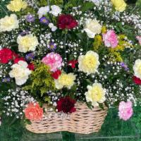  Mixed Flower Basket Funeral Or Church  · mixed flower basket  
occasion funeral or church