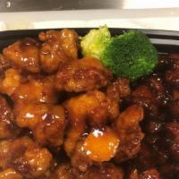 Double Dragon · General Tso's chicken & sweet sour chicken.