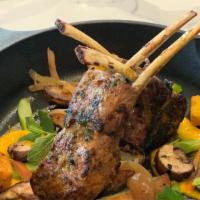 Chargrilled Lamb Chops · Select two sides from the side menu.