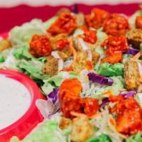 Buffalo Chicken Salad · Our Special Buffalo Chicken Salad Comes with Fresh Lettuce, parmesan Cheese, Grilled Chicken...