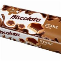 Biscolata Starz Mocha Chocolate Cookies 7.94 Oz (Pack Of 6) · PREMIUM QUALITY INGREDIENTS - BITE SIZE COOKIES WITH PURE MOCHA CHOCOLATE - FUN PARTY TREATS