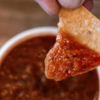 Chips And Roasted Jalapeno Salsa · 