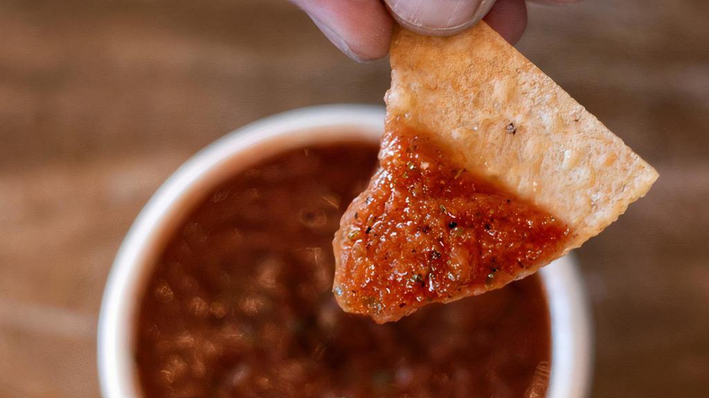 Chips And Roasted Jalapeno Salsa · 