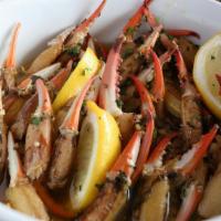 Crab Claws · Crab Claws sauteed with butter, garlic, and lemon juice