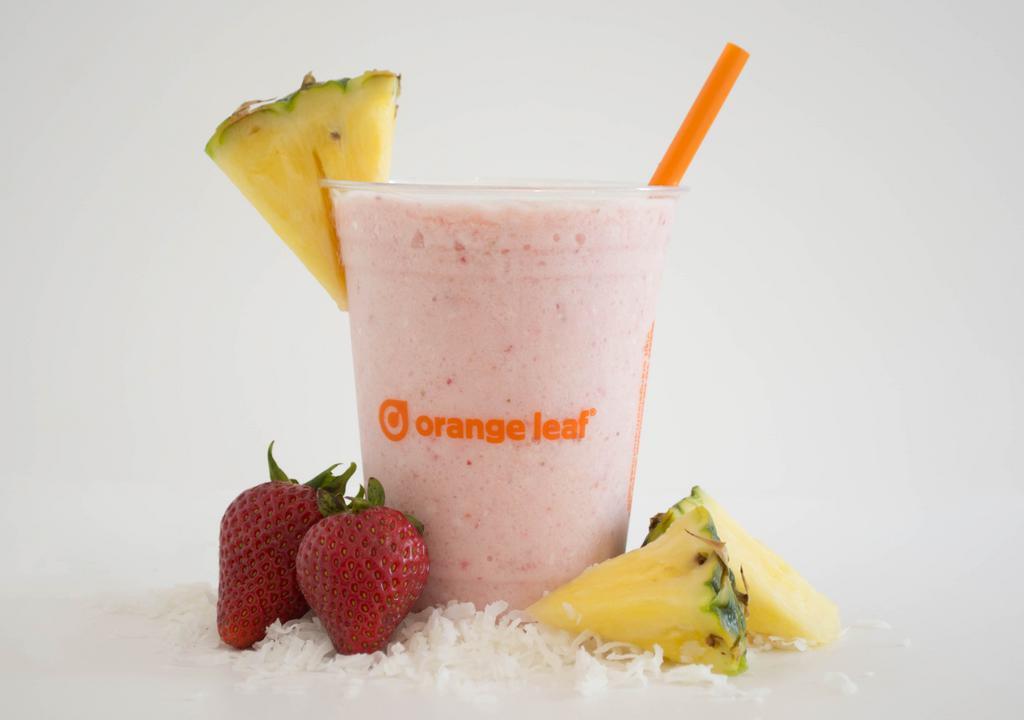 Strawberry Pina Colada · STRWABERRY, PINEAPPLE AND COCONUT