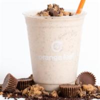 Peanut Butter Cup Shake · Orange leaf vanilla yogurt blended with Reese’s® peanut butter pieces creating a smooth pean...