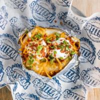 Baked Potato · Cheese, bacon bits, sour cream, and chives.