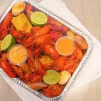 Crawfish (4 Lb) · This is what we’re world famous for guys and gals! Boiled up and rested in our huge stock po...