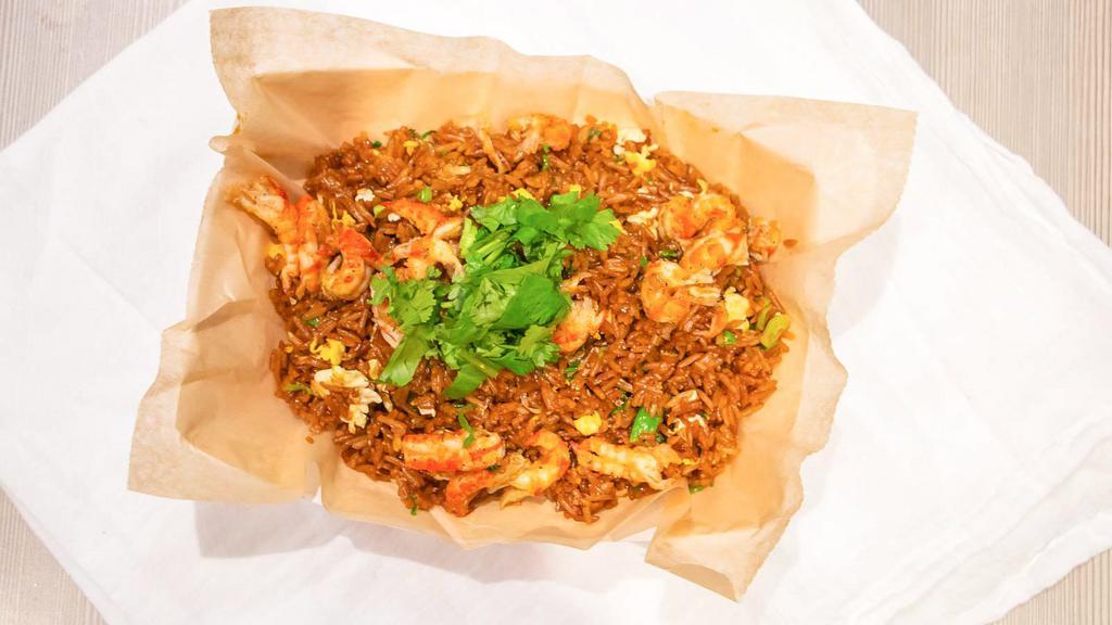 Magic Cajun Rice · Our special take on tasty seafood fried rice with a Cajun Creole kick! Choose from crawfish, jumbo shrimp or chicken.