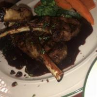 Lamb Chops · Australian cut grilled to perfection, finished with port wine demi-glaze sauce.