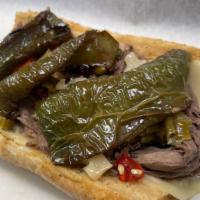 Italian Beef · Homemade thin-sliced roast beef, served on French bread Topped with mozzarella cheese, sweet...
