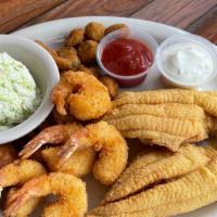 Fishermen'S Duo · Your choice of two fried entrées.