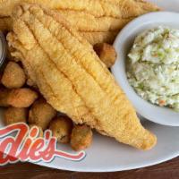 Catfish Plate · (2 pc.) Catfish. Your choice of (2) sides.