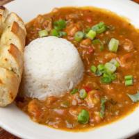 Lunch Crawfish Etouffee · Served with white rice.