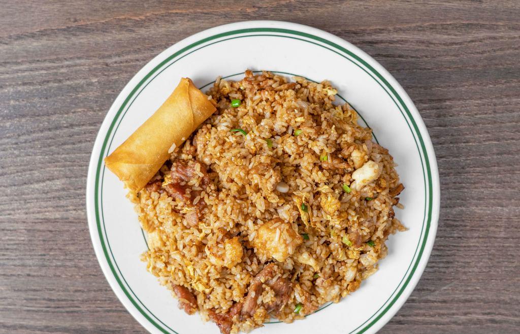 Fried Rice · Wok-tossed in savory soy sauce with egg and green onion.