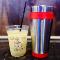 Margarita + Tumbler · Tumbler included with a margarita is a Mexican cocktail consisting of tequila, agave and lim...
