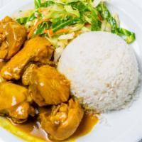 Curry Chicken (Small) · Chicken marinated in a curry and mix of flavorful Jamaican spices. A taster's delight. Serve...