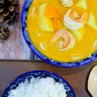 C2 Yellow Curry · No chili! Only cumin, coriander, turmeric, fenugreek, garlic yellow curry with your choice o...