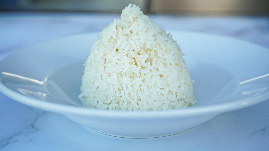 Jasmine Rice · Steamed white jasmine rice