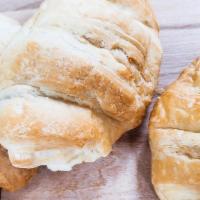 Croissant Roll · Sausage roll in buttery croissant bread with cheese