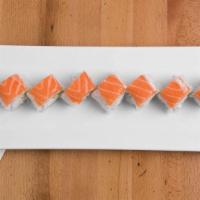Alaskan Roll  · California roll topped with fresh salmon.
