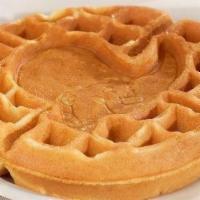 Cowboy Waffle · Fresh buttermilk waffle made from Jim's special batter.