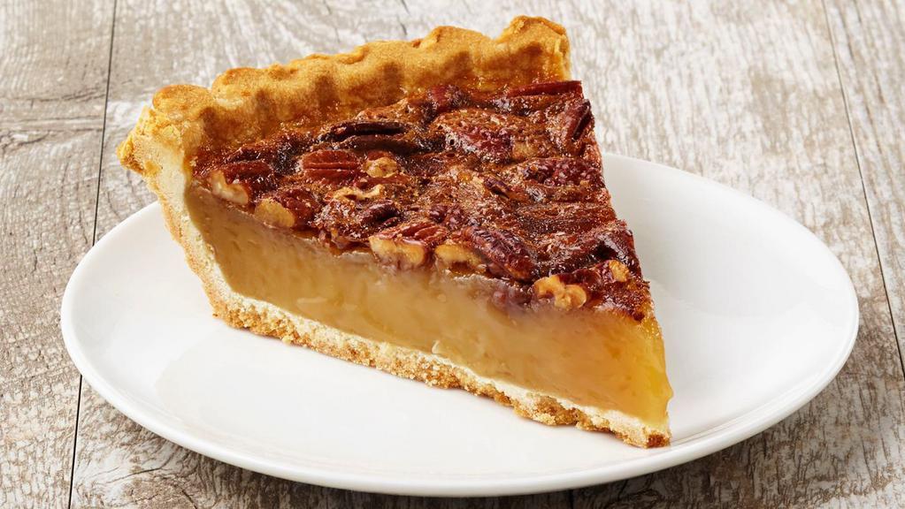 Pecan Pie · A layer of pecans covers our mouth-watering, sweet filling.