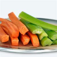 Veggie Sticks · Your choice of veggie sticks. Choose carrots and celery, celery only, carrots only. Perfect ...