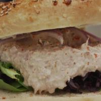 Tuna Melt · A traditional favorite. Tuna mixed with mayo, diced celery and onion, chopped eggs, and topp...