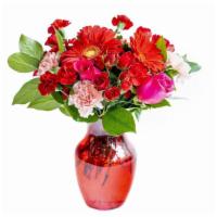 The Valentine · Let your special someone know how you feel with this elegant bouquet. Two colors of roses, c...