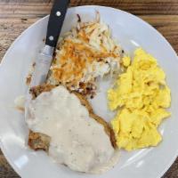 Chicken Fried Steak · Texas Favorite! Homemade and topped with  cream gravy
