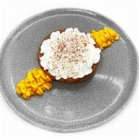 Margarita Lime Tart · Refreshing Delight with Lime Kissed Mango, Whipped Cream and Chile Salt