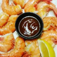Dozen Shrimp · Peel & eat. Served hot or cold.