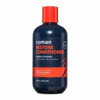 Roman Men'S Restore Conditioner With Ingredients To Fortify And Moisturize Hair, 8 Fl Oz · Roman Restore Conditioner is formulated with luxurious plant proteins, coconut oil, and shea...