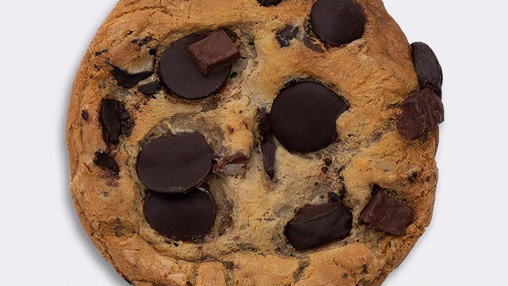 Chocolate Chunk Cookie · Cookie with chunks of chocolate throughout. This classic cookie is certified non-GMO and made with cage free eggs