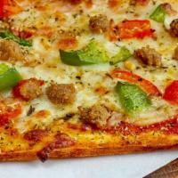 Flatbread Pizza · Cheese flatbread.  You can choose to add toppings, or just Cheese flatbread.
Cauliflower cru...