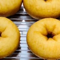 Cake Donuts  · Plain, Cinamon Sugar, Chocolate and Glaze Icing.