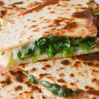 Quesadillas Vegetable · Mushrooms, bell pepper and onions.