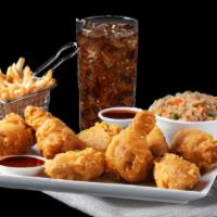 #4) 8 Wing Meal · 8 piece Chicken Wings (bone-in), Rice or Fries, Eggroll, Large fountain drink and 2 dipping ...